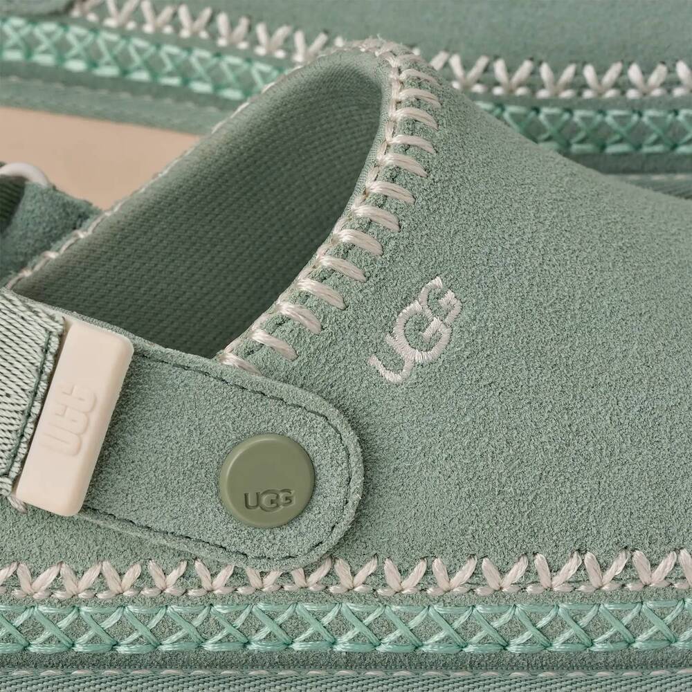 NEW UGG women's goldenstar meadow accent clog in artichoke - Picture 7 of 8